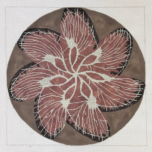 Butterfly Wings Mandala Needlepoint Canvas