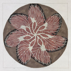 Butterfly Wings Mandala Needlepoint Canvas