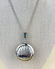 Vintage Taxco Sterling Silver Perfume Bottle Pendant Necklace