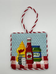 CAM Designs Grilling Condiments Needlepoint Canvas