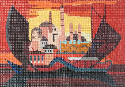 Changing Woman Designs Toffoli - Istanbul Needlepoint Canvas