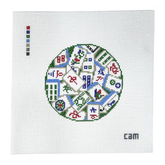 CAM Designs Mahjong Tiles Needlepoint Canvas