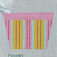 Canvas Connection Striped Tiny Tote Needlepoint Canvas