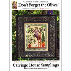 Carriage House Samplings Don't Forget the Olives! Cross Stitch Pattern