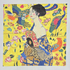 Changing Woman Designs Klimt Lady with Fan Needlepoint Canvas