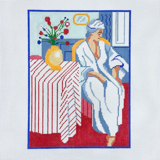 Changing Woman Designs Matisse Meditation After the Bath Needlepoint Canvas