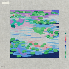 Changing Woman Designs Monet Water Lillies Needlepoint Canvas