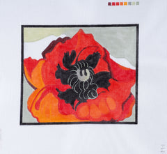 Changing Woman Designs O'Keeffe Poppy Needlepoint Canvas