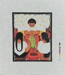 Changing Woman Designs Rivera Family With Lilles Needlepoint Canvas