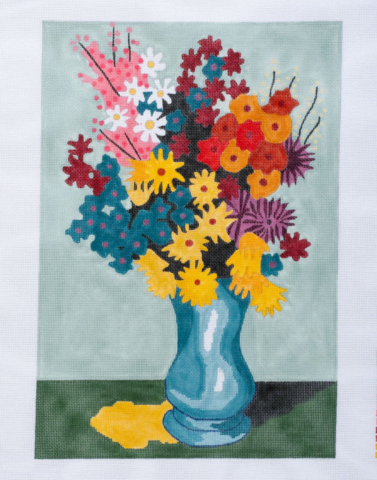 Changing Woman Designs Van Gogh Daisies Needlepoint Canvas