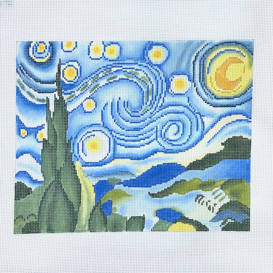 Changing Woman Designs Van Gogh The Starry Night Needlepoint Canvas