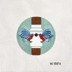 Charley Harper Homecoming Ornament Needlepoint Canvas