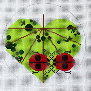 Charley Harper Ladybug Lovers Needlepoint Canvas