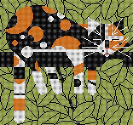 Charley Harper Limp on a Limb Needlepoint Canvas