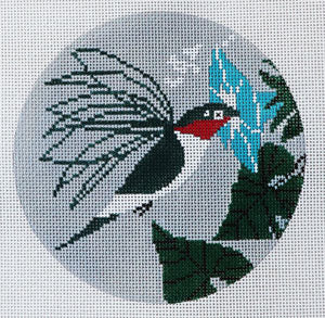 Charley Harper Little Sipper Needlepoint Canvas