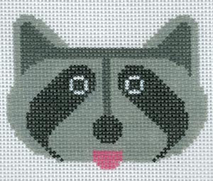 Charley Harper Raccoon Ornament Needlepoint Canvas