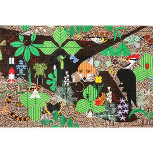 Charley Harper Spring Birds Needlepoint Canvas