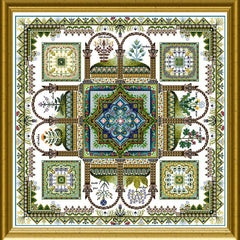 Chatelaine Designs The Medieval Herb Garden Herbularius Cross Stitch Pattern