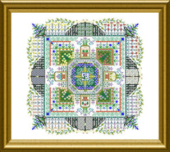 Chatelaine Designs Convent's Herbal Garden Cross Stitch Pattern