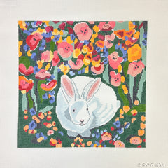 Cooper Oaks Design Susan Verble Gantner Garden Bunny Needlepoint Canvas