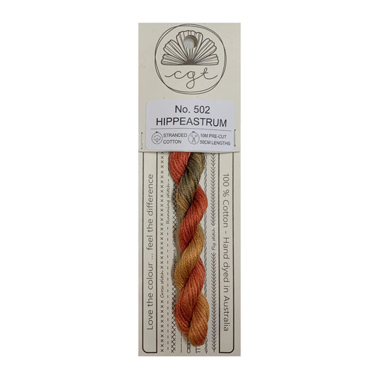 Cottage Garden Threads Stranded Cotton Floss Signature Range - 0502 Hippeastrum