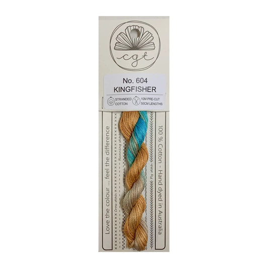 Cottage Garden Threads Stranded Cotton Floss Signature Range - 0604 Kingfisher