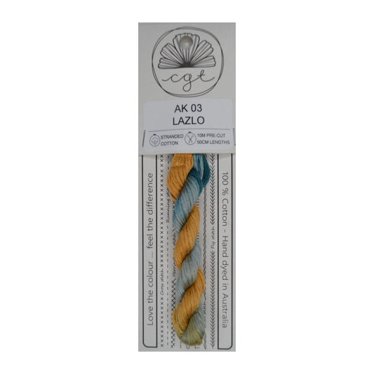 Cottage Garden Threads Stranded Cotton Floss Namesake by Amy Kallisa - AK03 Lazlo