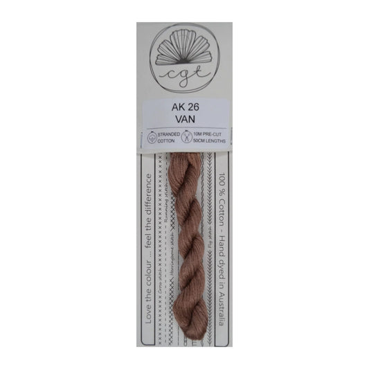 Cottage Garden Threads Stranded Cotton Floss Namesake by Amy Kallisa - AK26 Van