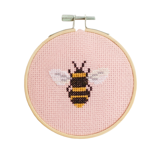 Cotton Clara Bee Cross Stitch Kit