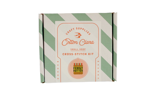 Cotton Clara Peanut Butter Cross Stitch Kit