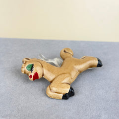 Vintage Elzac Ceramic Pegasus Horse with Lucite Wing