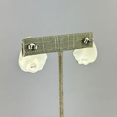 Vintage Sterling Silver Knot Post Earring