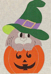 Danji Designs Pumpkitty Needlepoint Canvas