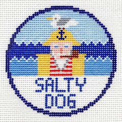 Doolittle Stitchery Salty Dog Merit Needlepoint Canvas