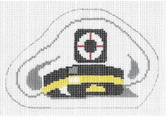 Doolittle Stitchery Captain's Hat Ornament Needlepoint Canvas