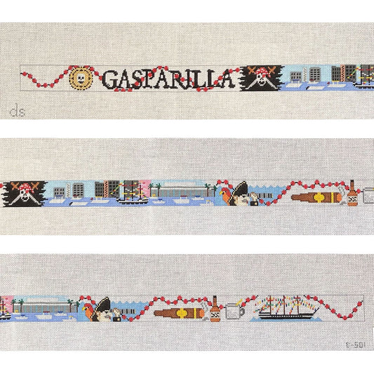 Doolittle Stitchery Gasparilla Belt Needlepoint Canvas