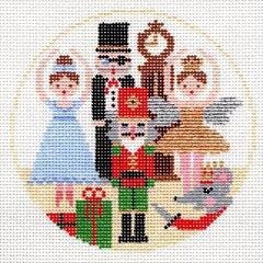 Doolittle Stitchery Nutcracker Ornament Needlepoint Canvas