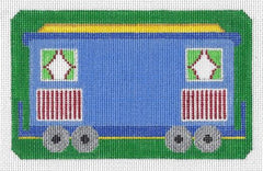 Doolittle Stitchery Train Car Ornament Needlepoint Canvas