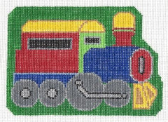 Doolittle Stitchery Train Locomotive Ornament Needlepoint Canvas