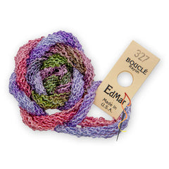 EdMar Boucle - 327 Light Sage, Pale Lavender, Light Rose
