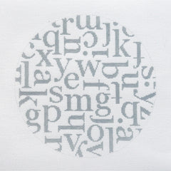 Elizabeth Crane Swartz Designs Glyph 12 Inch Round Needlepoint Canvas