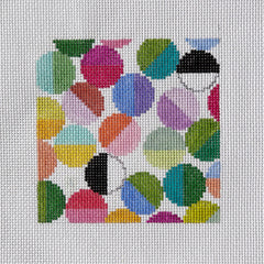Elizabeth Crane Swartz Designs Lulu 5 Inch Square Needlepoint Canvas