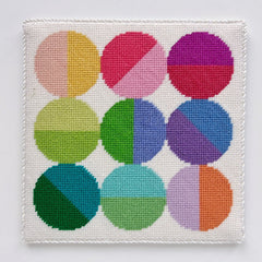 Elizabeth Crane Swartz Designs Lulu Tic Tac Toe Board Needlepoint Canvas