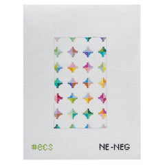 Elizabeth Crane Swartz Designs Negative Circles Eyeglass Case Needlepoint Canvas