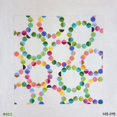 Elizabeth Crane Swartz Designs Bracelet Rings 14 Inch Square Needlepoint Canvas