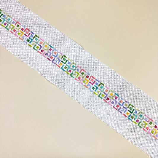 Elizabeth Crane Swartz Designs Corners Bag Strap Needlepoint Canvas