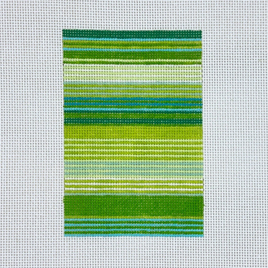 Elizabeth Crane Swartz Designs Libby Stripes Passport Cover Insert Needlepoint Canvas