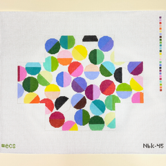 Elizabeth Crane Swartz Designs Lulu Brick Doorstop Needlepoint Canvas