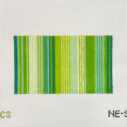 Elizabeth Crane Swartz Designs Libby Stripes Eyeglass Case Needlepoint Canvas