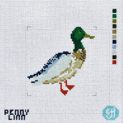 Penny Linn Evelyn Henson Mallard Needlepoint Canvas